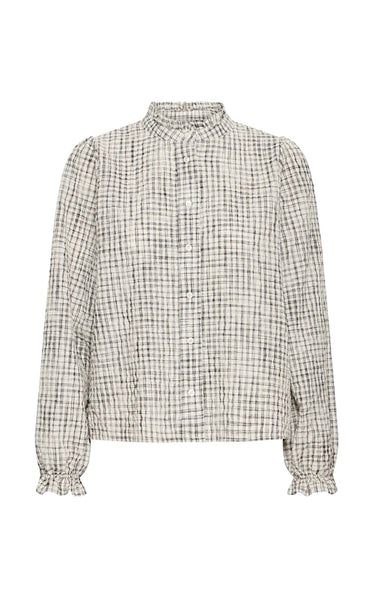 Hesima shirt - black check