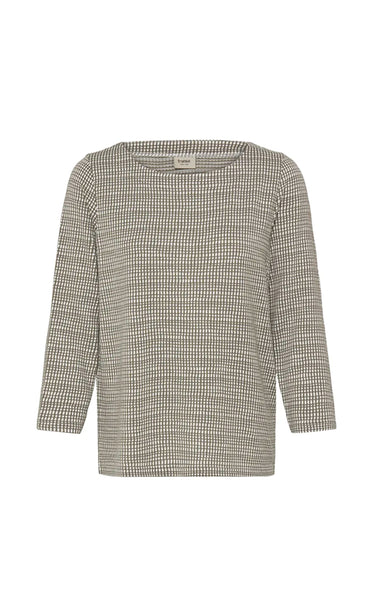 Niala tee 2 - olive check