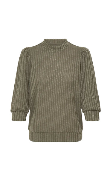 Damia tee 1 - smokey olive