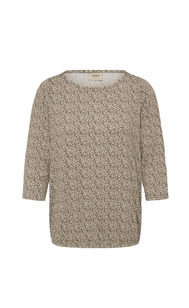 Amy blouse 1 - tiny petal olive
