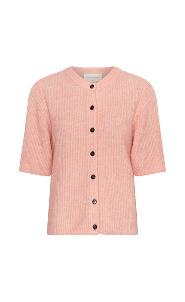 Jinie hope 2/4 cardigan - peach melange