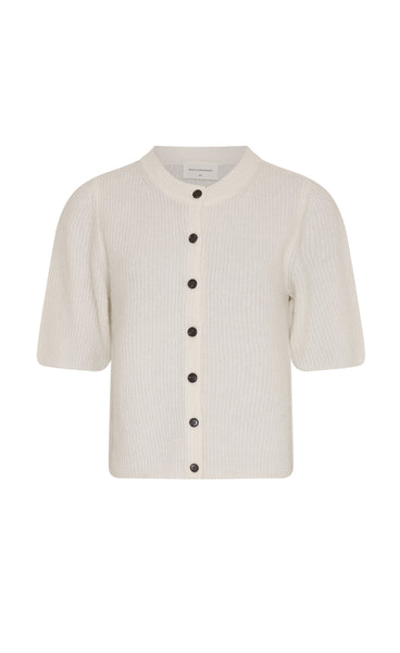 Jinie hope 2/4 cardigan - egret