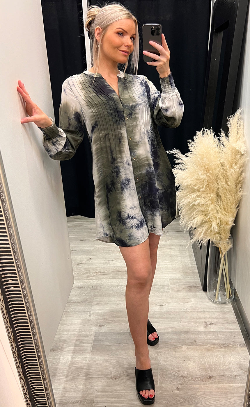 Vega dress - olive green