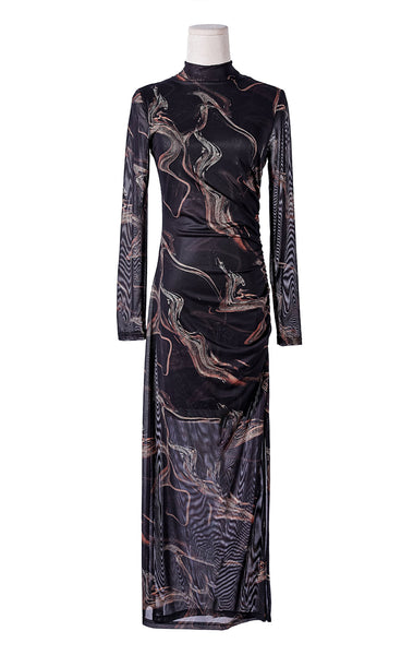 Helga dress - coffee