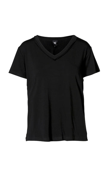 Cayla ruth tee - black