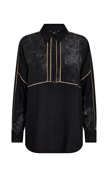 Creola shirt - black mix