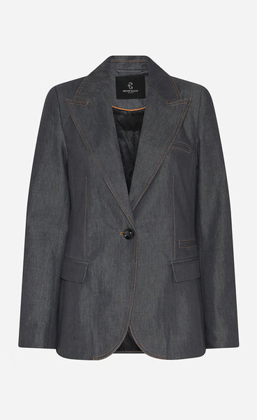 Bellis tiff blazer - blue denim