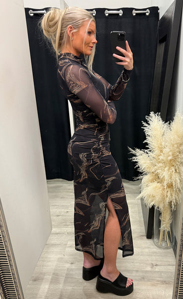Helga dress - coffee