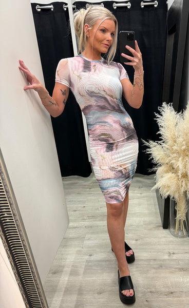 Eva dress - rose/gold