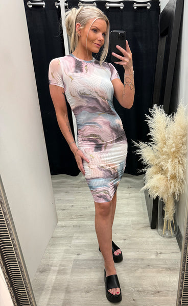 Eva dress - rose/gold
