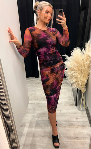 Nadia dress - mauve