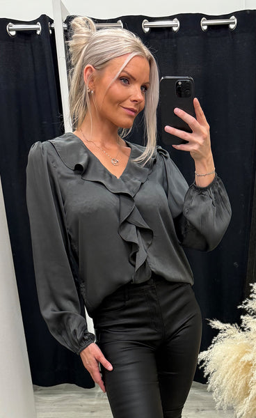 Igomi blouse - asphalt