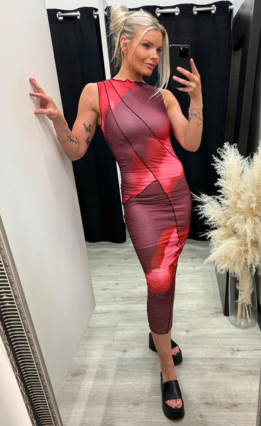N-sutton dress - divinity print