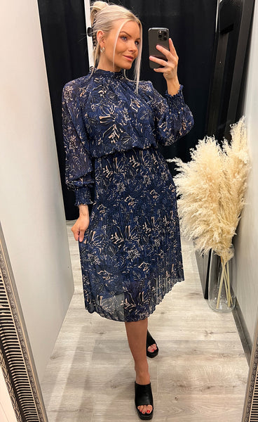 Mary dress - blue mix