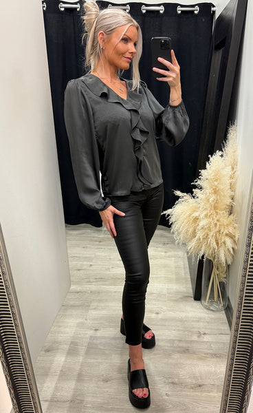 Igomi blouse - asphalt
