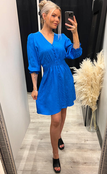 Lucia short dress - ocean blue