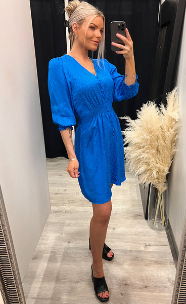 Lucia short dress - ocean blue