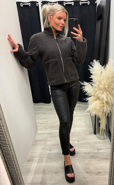 N-madi jacket - chocolate