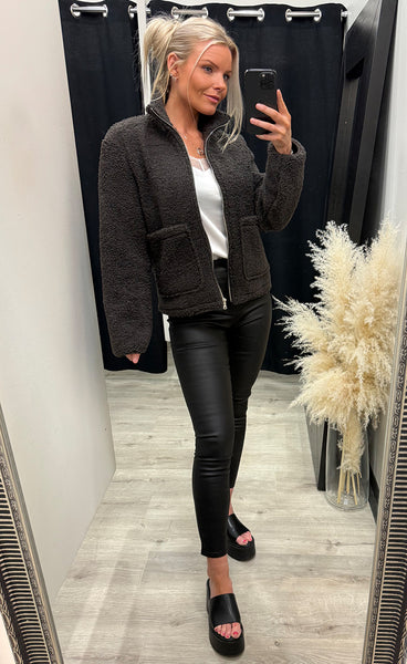 N-madi jacket - chocolate