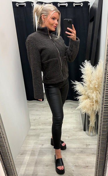 N-madi jacket - chocolate