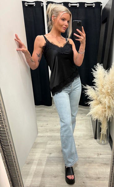 N-minne blouse - black