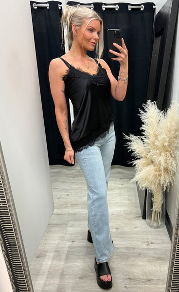 N-minne blouse - black