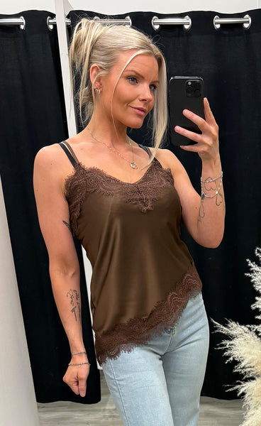 N-minne blouse - chocolate