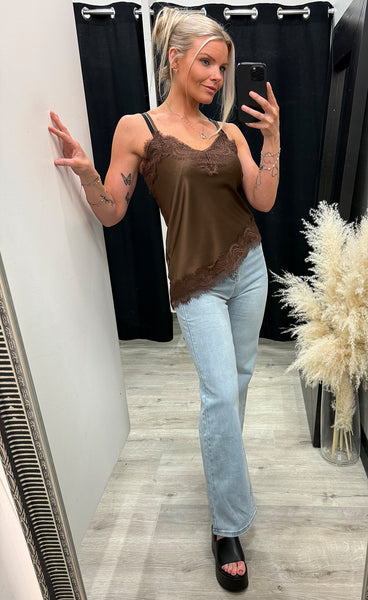 N-minne blouse - chocolate