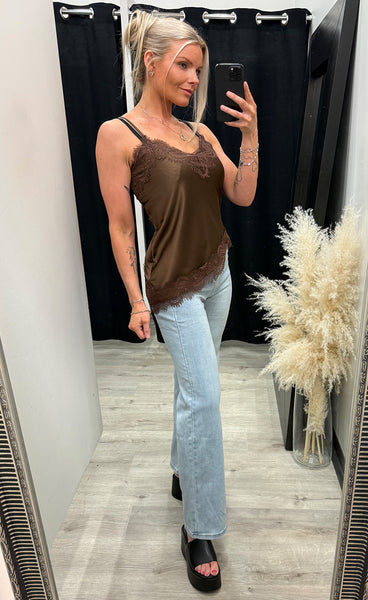 N-minne blouse - chocolate