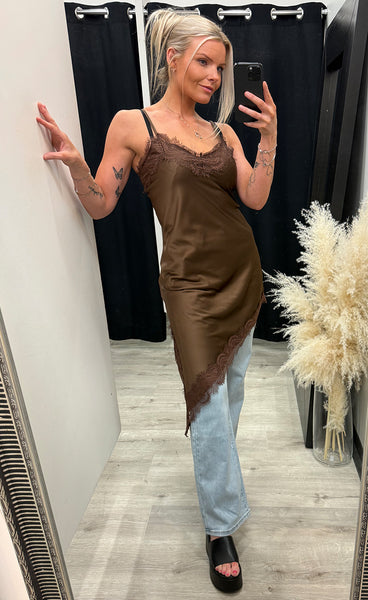 N-merlie dress - chocolate
