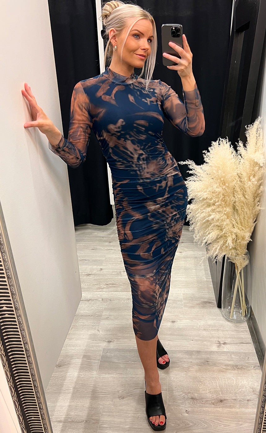 Stephanie dress - navy