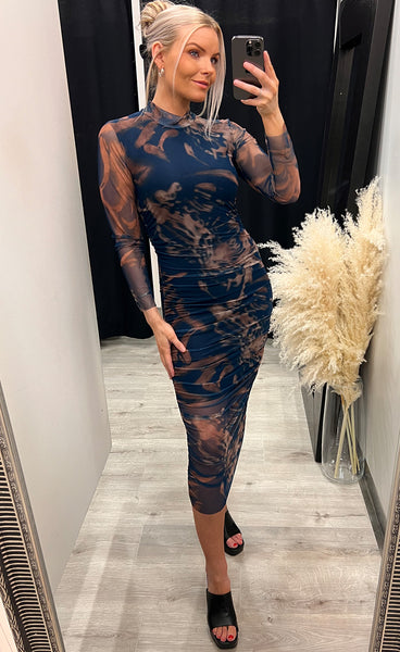Stephanie dress - navy