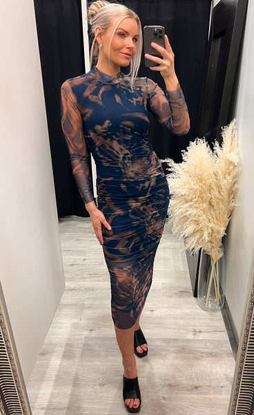 Stephanie dress - navy