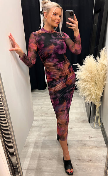 Stephanie dress - mauve