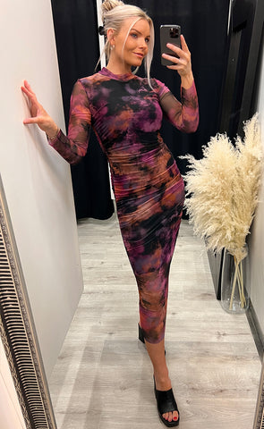Stephanie dress - mauve