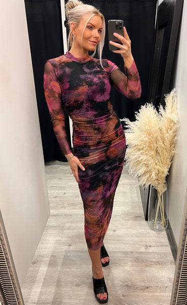 Stephanie dress - mauve