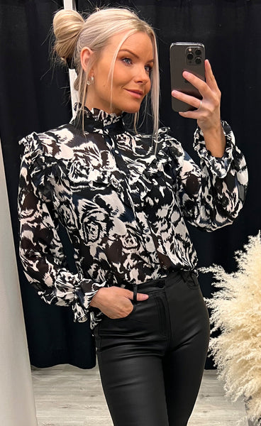 Sofia blouse - black/navy