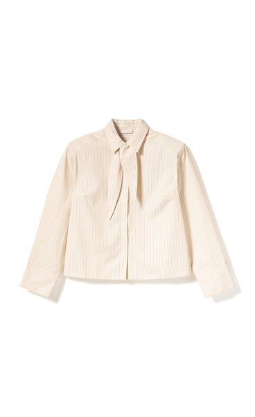N-myra shirt - donnie cream stripe