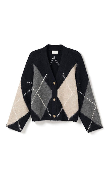 N-laiana knit cardigan - navy mix