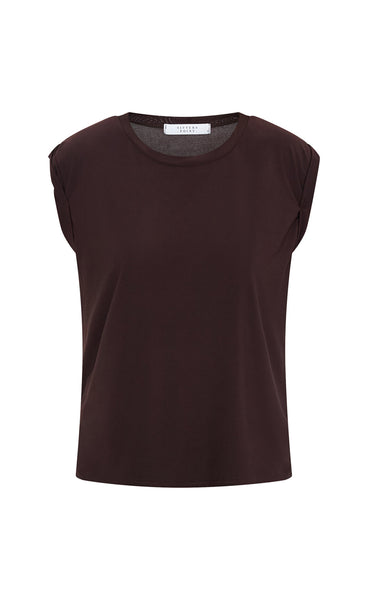 Low-a top - mocca