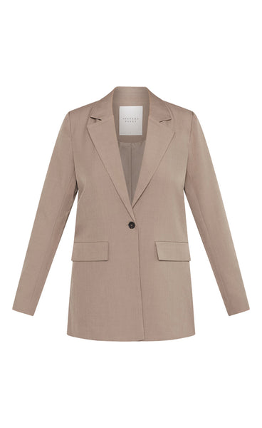 Viksa blazer - dark sand melange