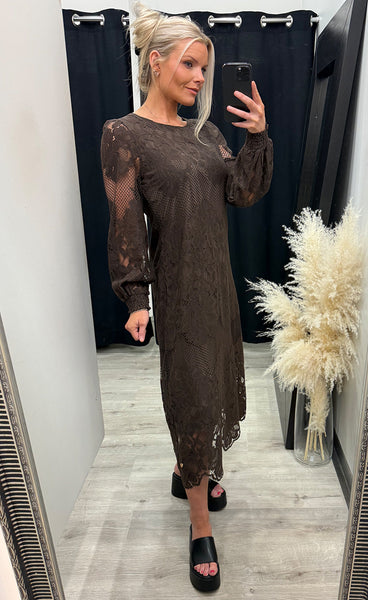 Mila dress - brown