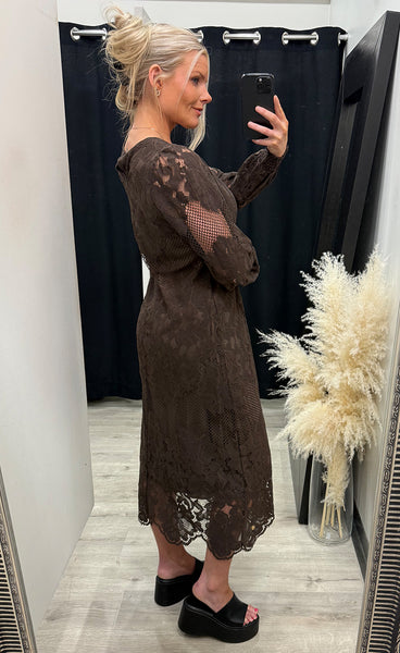 Mila dress - brown