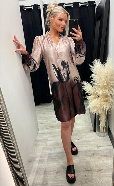 Signe dress - rosa brown