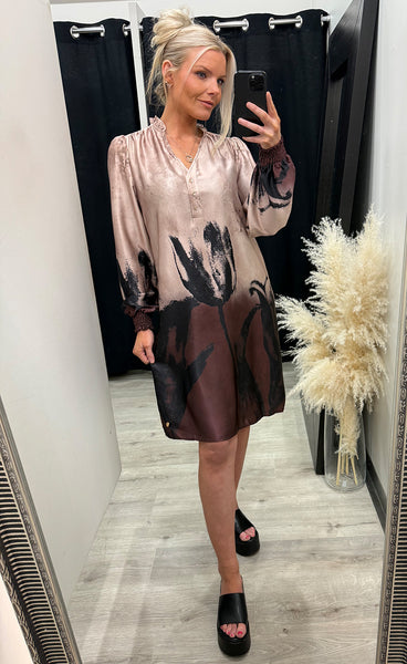 Signe dress - rosa brown
