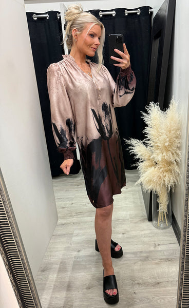 Signe dress - rosa brown