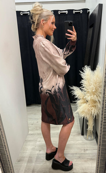 Signe dress - rosa brown