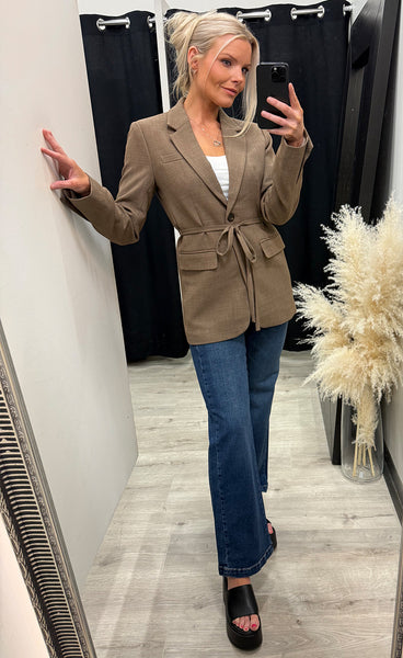 Darina blazer - mountain trail melange