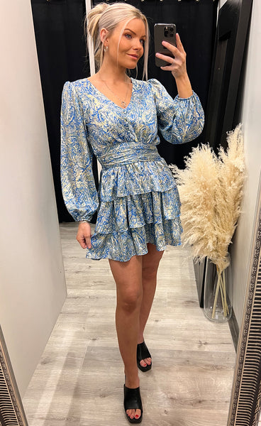 Daniela dress - ocean mix