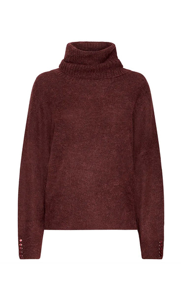 ICHI Kamara rollneck - port royale